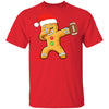 Dabbing Gingerbread Santa Football Christmas Pajama Gifts T-Shirt & Sweatshirt | Teecentury.com