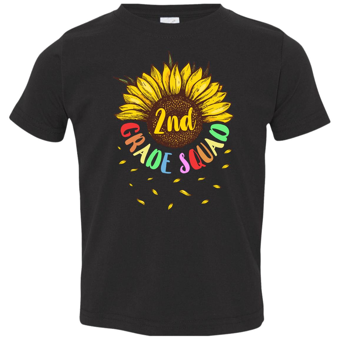 Sunflower 2nd Grade Squad First Grade Teacher Youth Youth Shirt | Teecentury.com