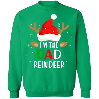 I'm The Dad Reindeer Matching Family Christmas T-Shirt & Sweatshirt | Teecentury.com