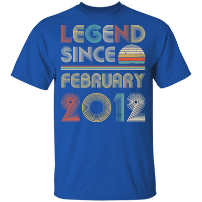 Legend Since February 2012 Vintage 10th Birthday Gifts Youth Youth Shirt | Teecentury.com