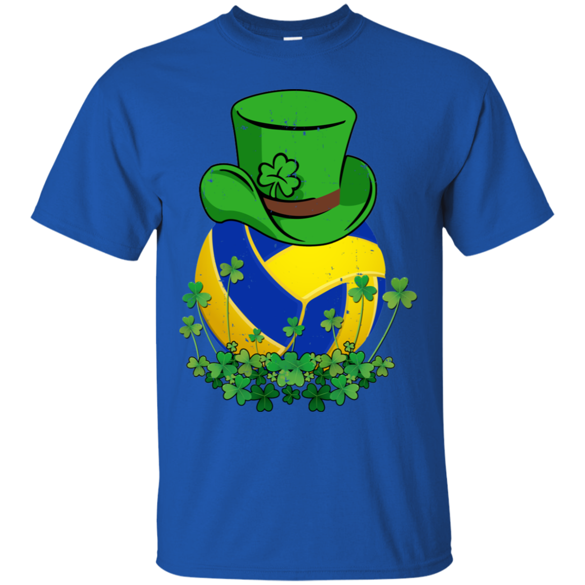 Shamrock Volleyball Leprechaun St Patricks Day T-Shirt & Hoodie | Teecentury.com