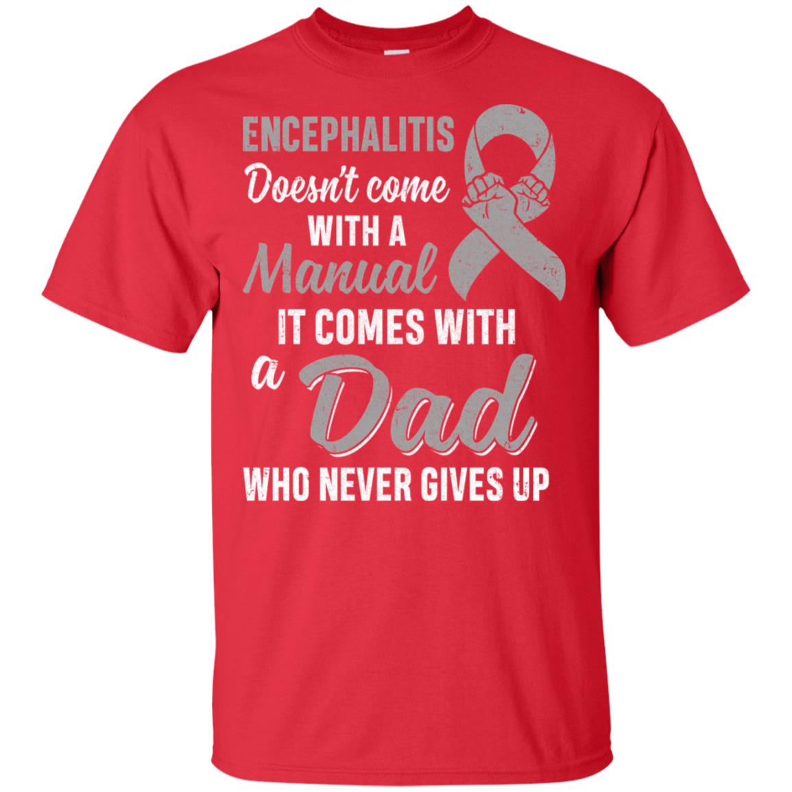 Encephalitis Awareness Dad Warrior Gifts T-Shirt & Hoodie | Teecentury.com