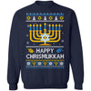 Happy Chrismukkah Xmas Hanukkah Ugly Christmas Sweater T-Shirt & Sweatshirt | Teecentury.com