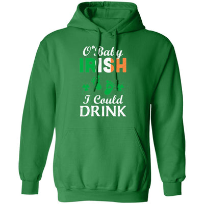 Irish I Could Drink Pregnancy Announcement St Patricks T-Shirt & Hoodie | Teecentury.com