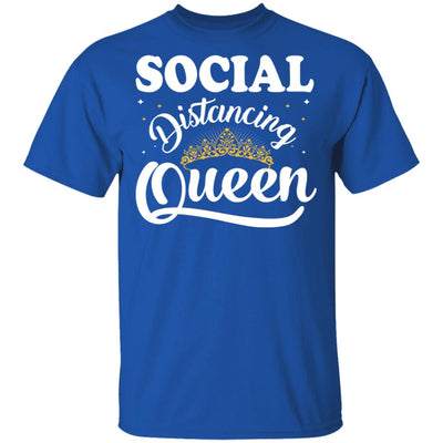 Social Distancing Queen Quarantine T-Shirt & Tank Top | Teecentury.com