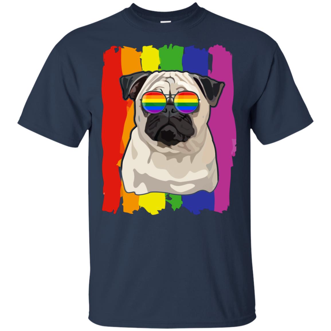 Funny Pug LGBT LGBT Pride Gifts T-Shirt & Hoodie | Teecentury.com