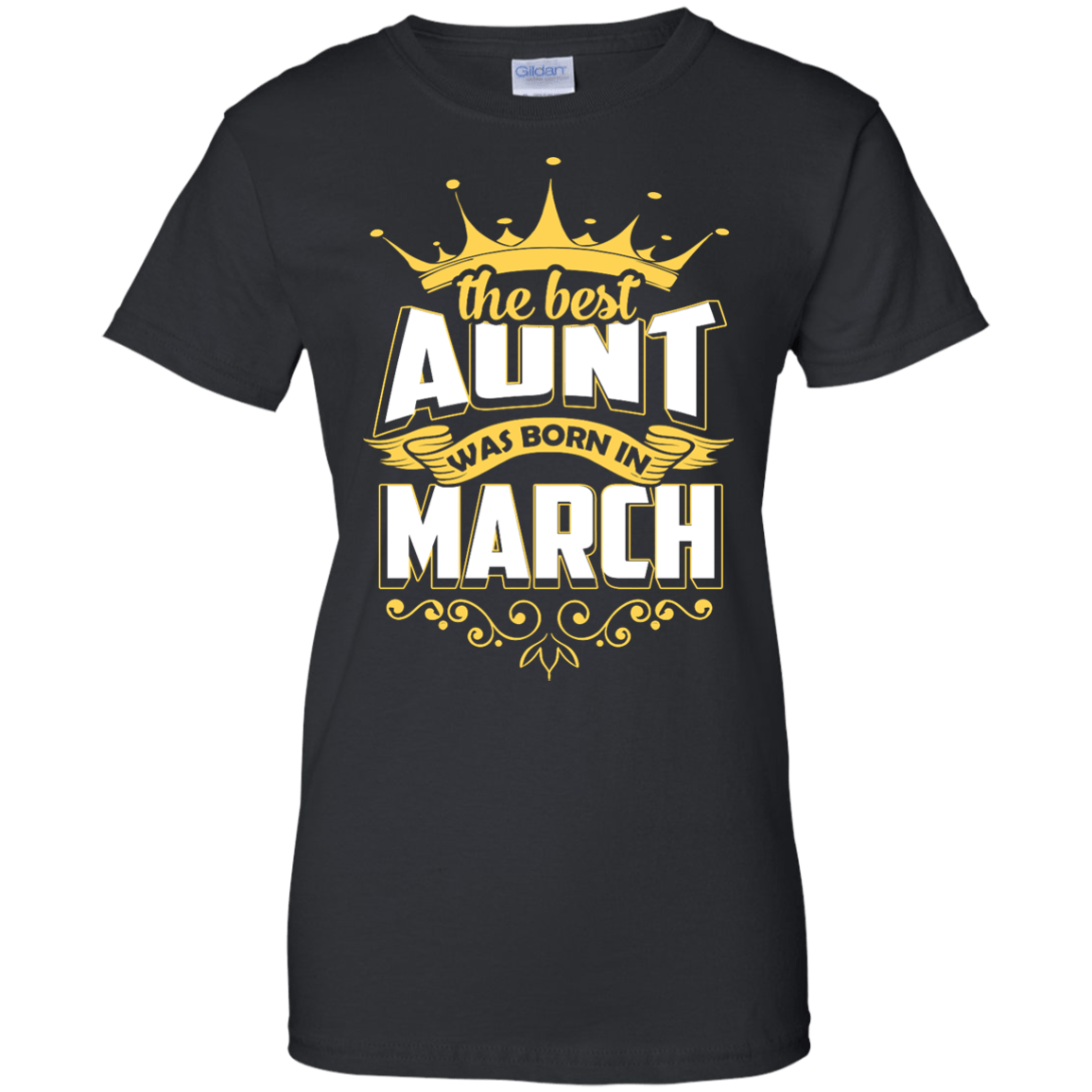 The Best Aunt Was Born In March T-Shirt & Hoodie | Teecentury.com