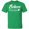 Believe Christmas Gifts Santa Hat Buffalo Plaid T-Shirt & Sweatshirt | Teecentury.com