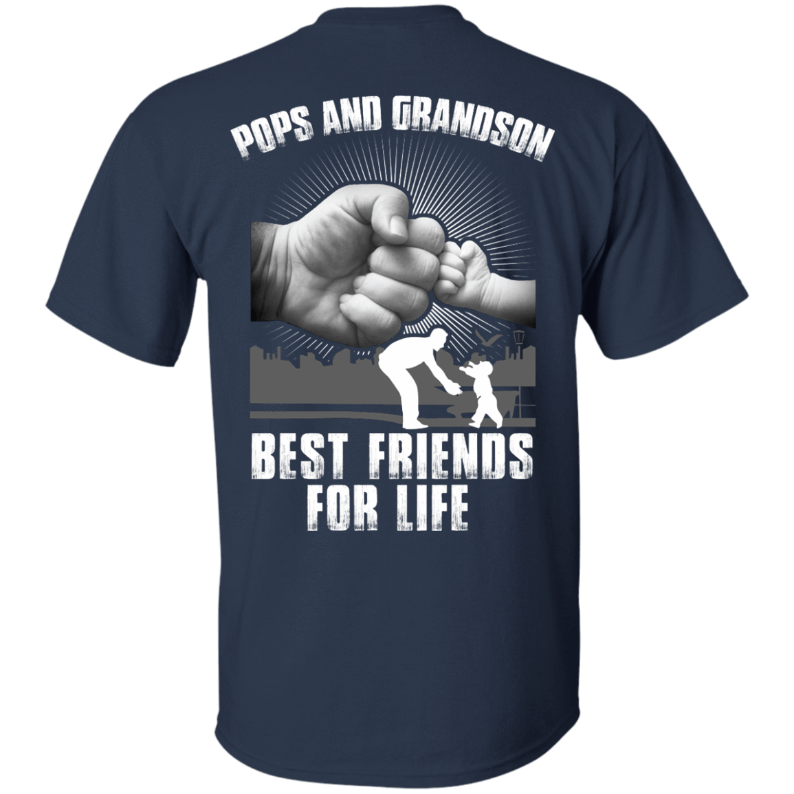 Pops And Grandson Best Friends For Life T-Shirt & Hoodie | Teecentury.com