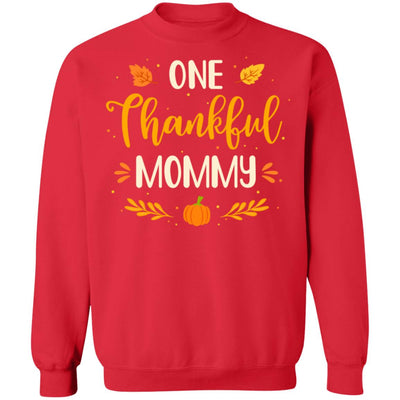 One Thankful Mommy Thanksgiving Day Family Matching Gift T-Shirt & Sweatshirt | Teecentury.com