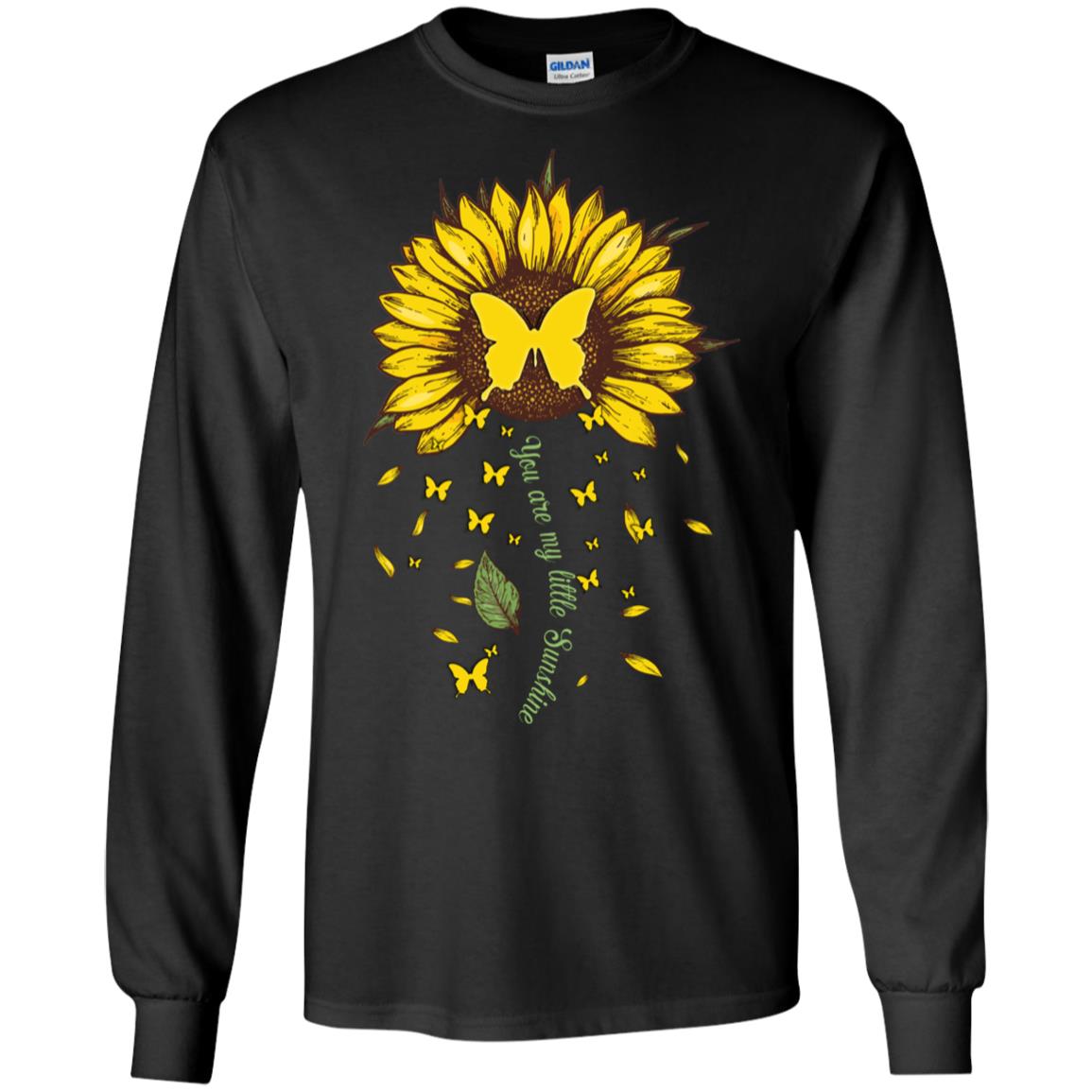 You Are My Little Sunshine Sunflower Butterfly T-Shirt & Hoodie | Teecentury.com