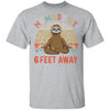 Funny Yoga Sloth Namast'ay 6 Feet Away T-Shirt & Tank Top | Teecentury.com