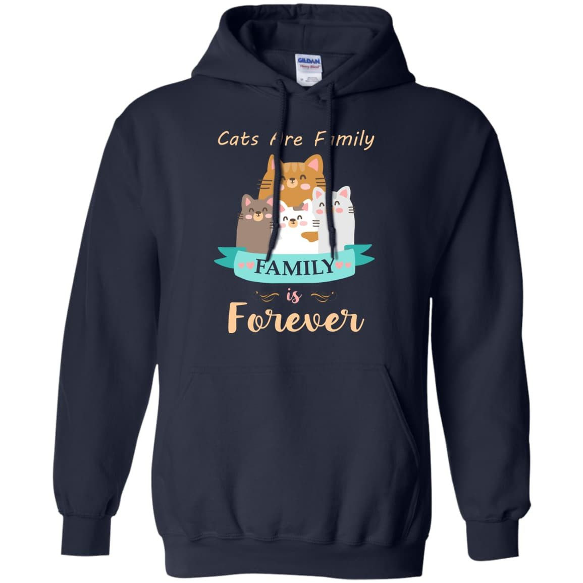 Cats Are Family Family Is Forever T-Shirt & Hoodie | Teecentury.com