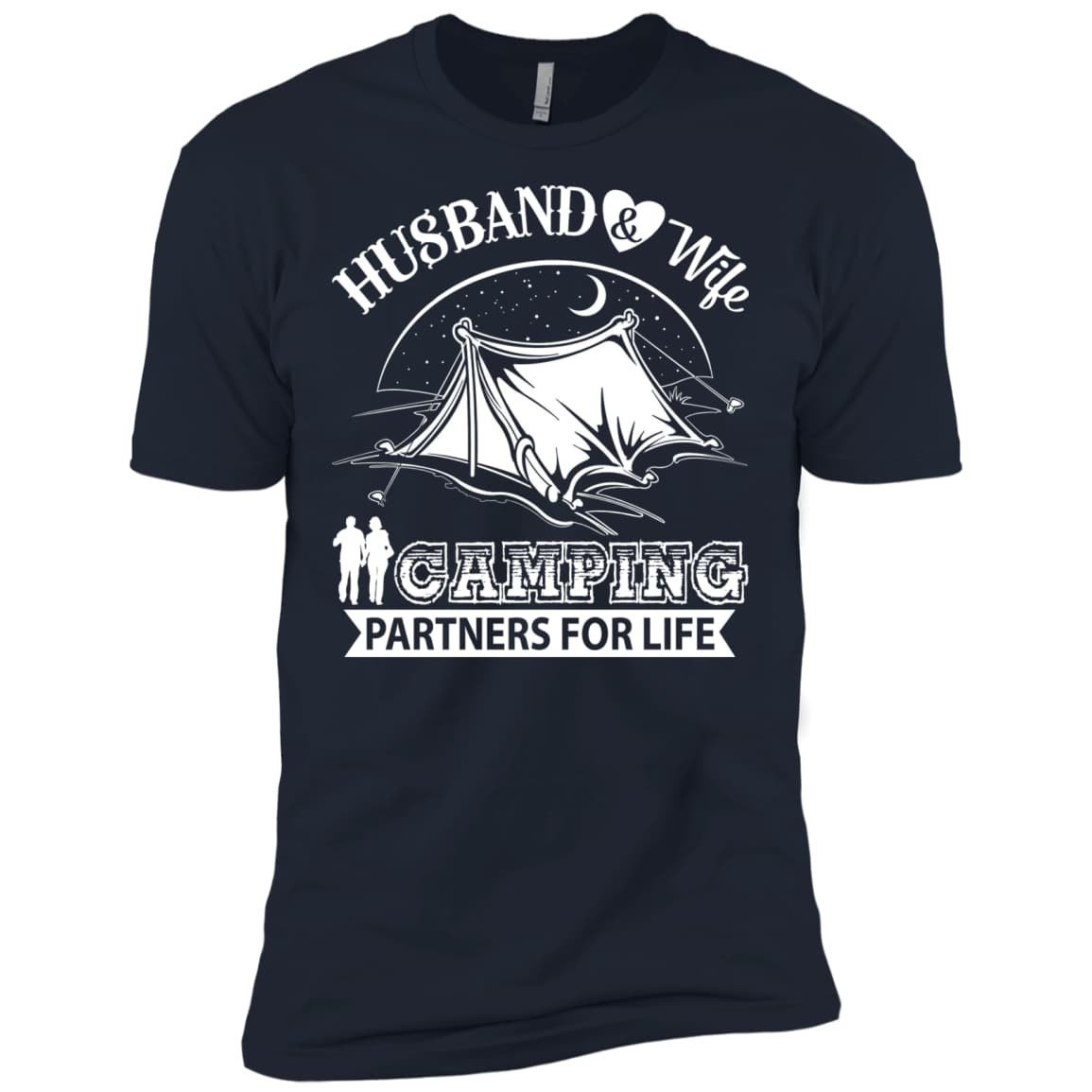 Husband And Wife Camping Partners For Life T-Shirt & Hoodie | Teecentury.com