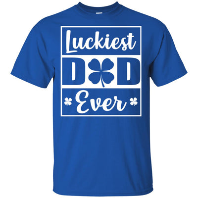 Luckiest Dad Ever St Patricks Day T-Shirt & Hoodie | Teecentury.com