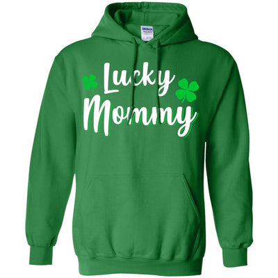 Luckiest Lucky Mommy St Patricks Day T-Shirt & Hoodie | Teecentury.com