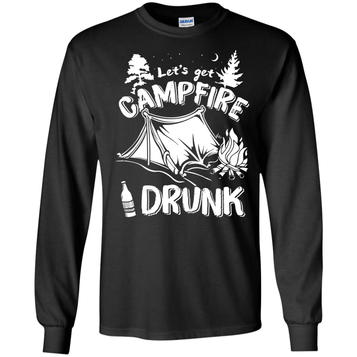 Let's Get Campfire Drunk T-Shirt & Hoodie | Teecentury.com
