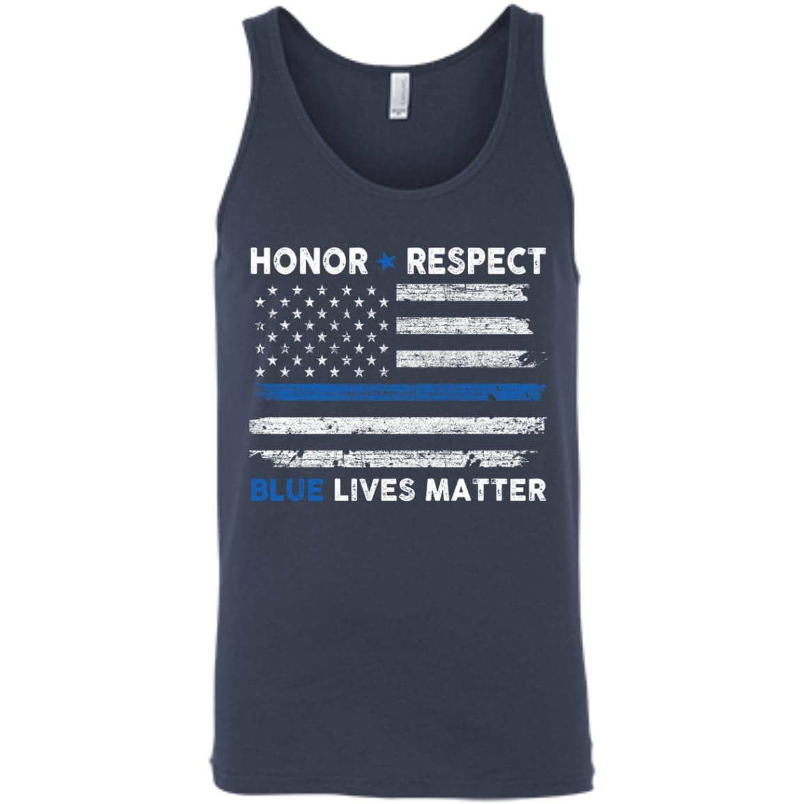 Honor and Respect Blue lives matter T-Shirt & Hoodie | Teecentury.com