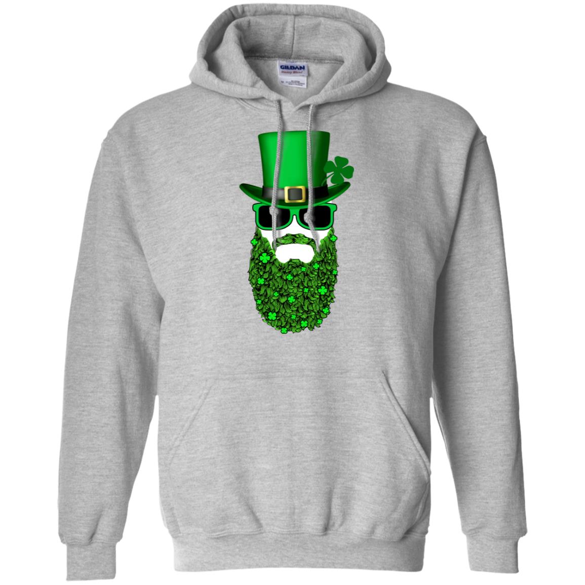 Bearded Man Moustache Leprechauns St Patrick's Day T-Shirt & Hoodie | Teecentury.com