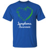 Butterfly Believe Lymphoma Awareness Ribbon Gifts T-Shirt & Hoodie | Teecentury.com