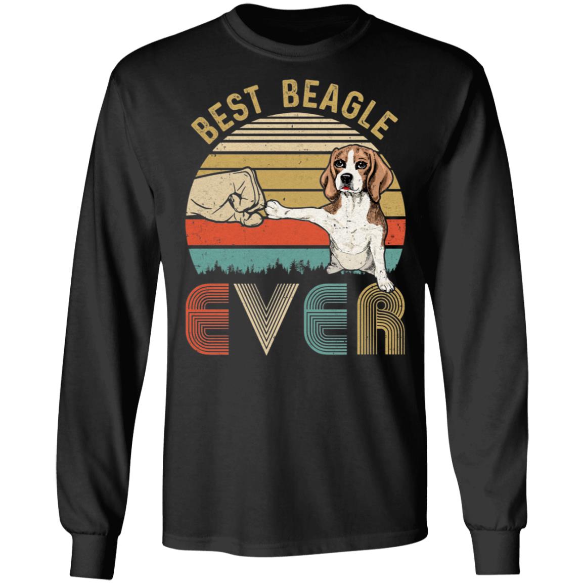 Vintage Best Beagle Dad Ever Bump Fit Funny Dad Gifts T-Shirt & Hoodie | Teecentury.com