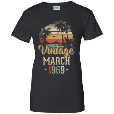 Retro Classic Vintage March 1969 53th Birthday Gift T-Shirt & Hoodie | Teecentury.com