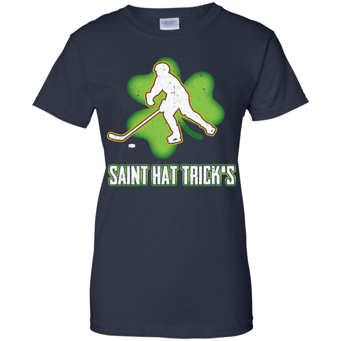 Saint Hat Trick's Hockey Shamrock St Patricks Day T-Shirt & Hoodie | Teecentury.com