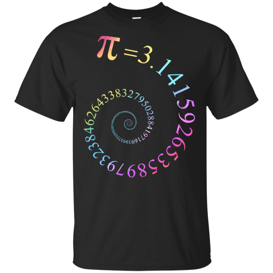 Pi Spiral Galaxy Color Math Pi Day Shirt Hoodie
