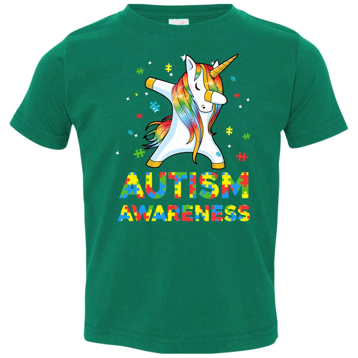 Dabbing Unicorn Puzzle Autism Awareness For Girls Youth Youth Shirt | Teecentury.com