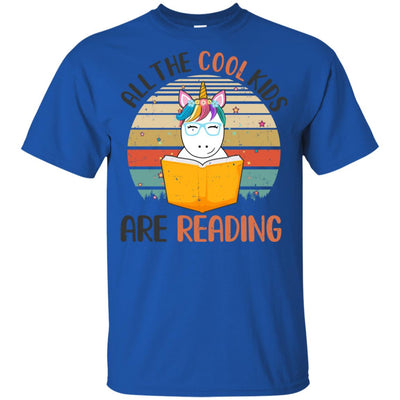 Vintage Unicorn All The Cool Kids Are Reading Book Youth Youth Shirt | Teecentury.com