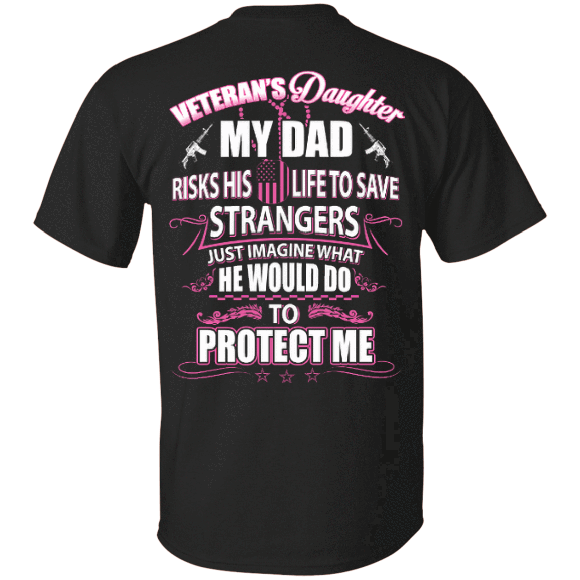 Veteran's Daughter My Dad Risks His Life To Save Strangers T-Shirt & Hoodie | Teecentury.com