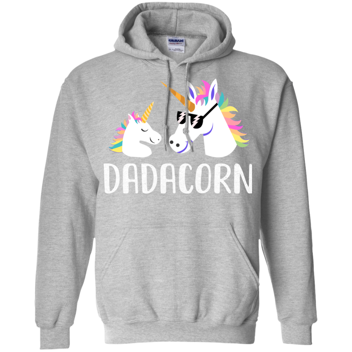Dadacorn Unicorn Dad And Baby Fathers Day Gifts T-Shirt & Hoodie | Teecentury.com