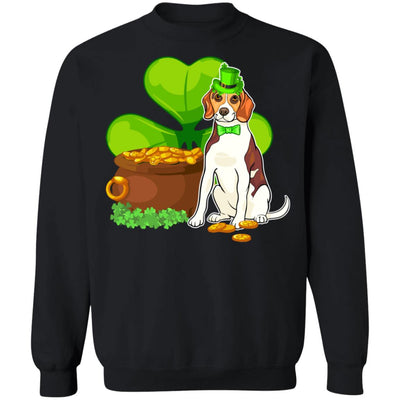 Beagle St Patrick's Day Irish Dog Lover Funny Gifts T-Shirt & Hoodie | Teecentury.com