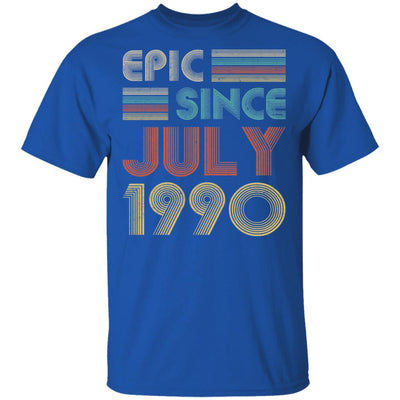 Epic Since July 1990 Vintage 32th Birthday Gifts T-Shirt & Hoodie | Teecentury.com