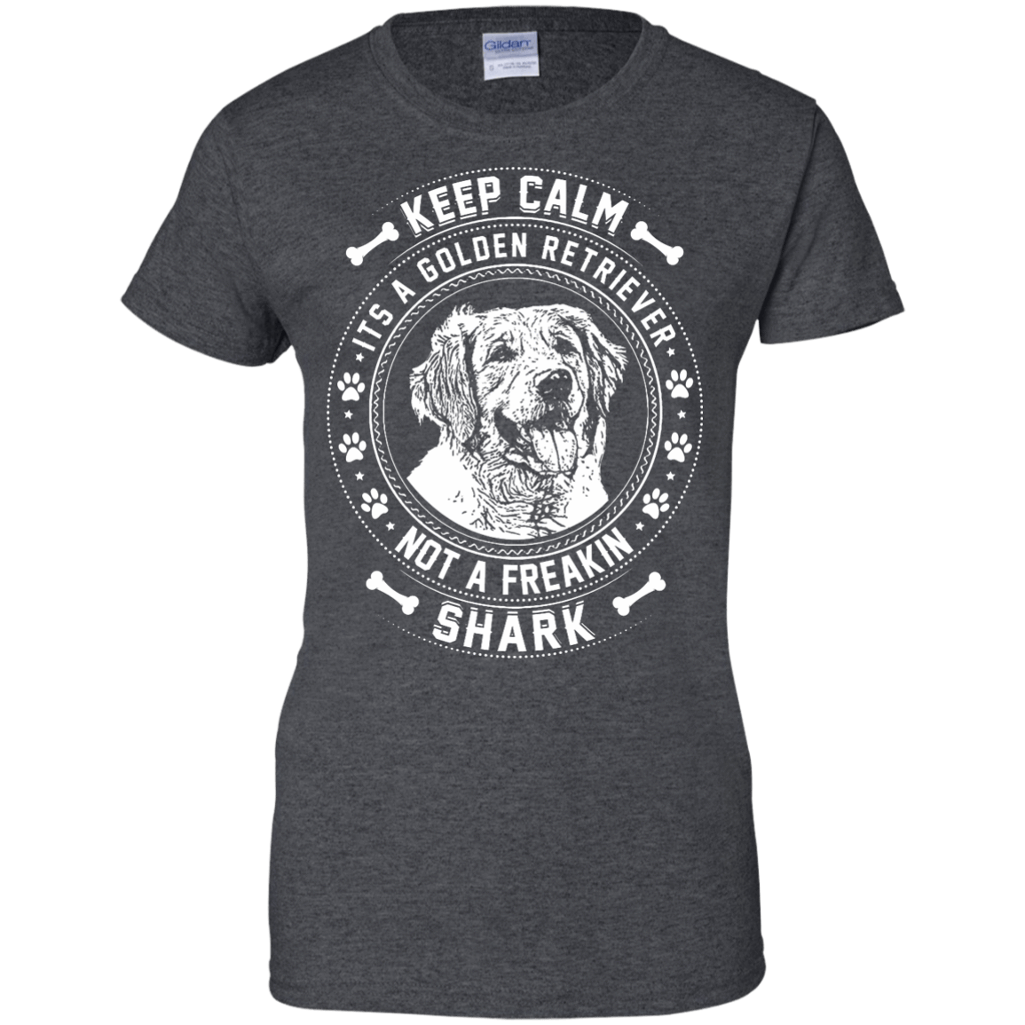 Keep Calm It's A Golden Retriever Not A Freaking Shark T-Shirt & Hoodie | Teecentury.com