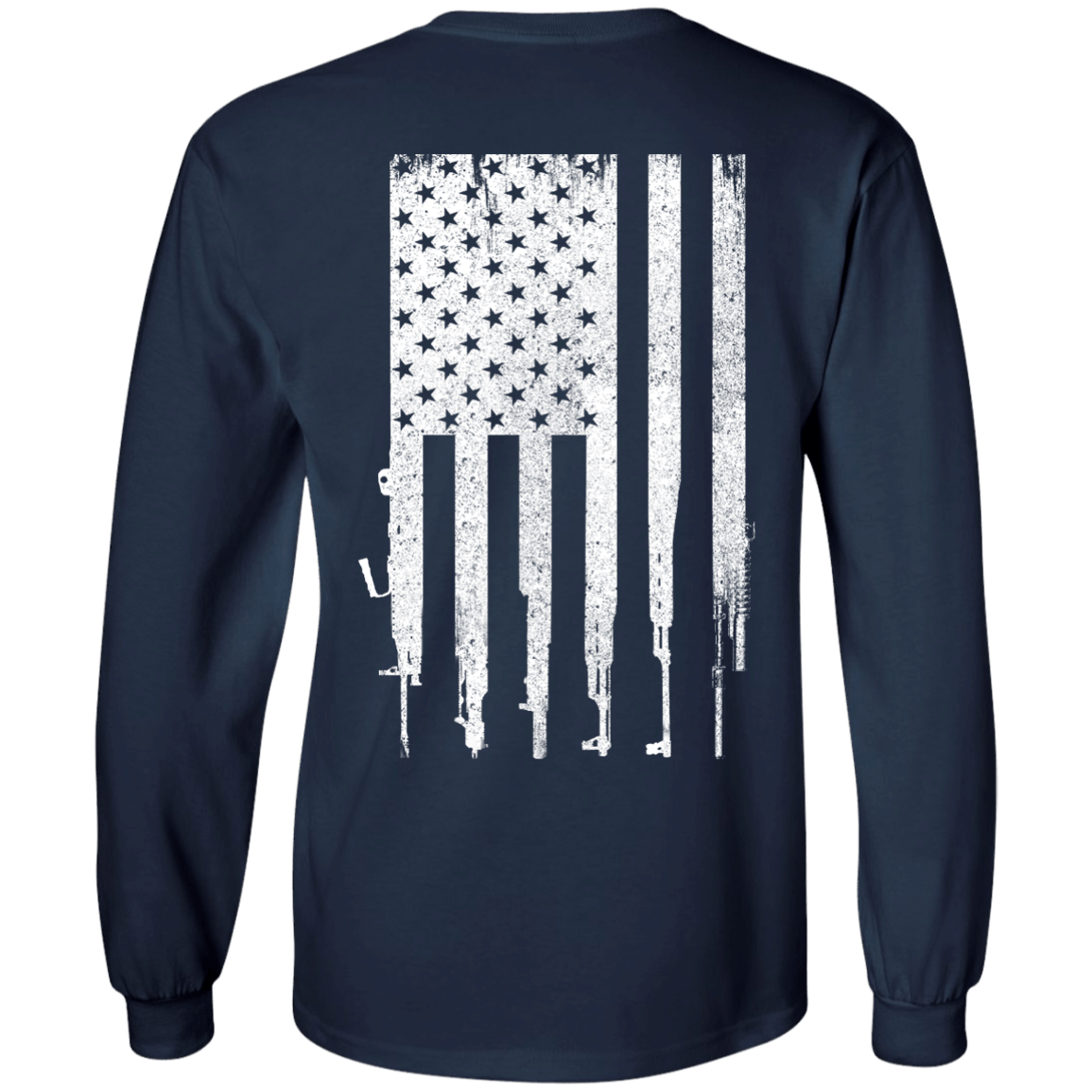 Rifle American Gun Flag T-Shirt & Hoodie | Teecentury.com