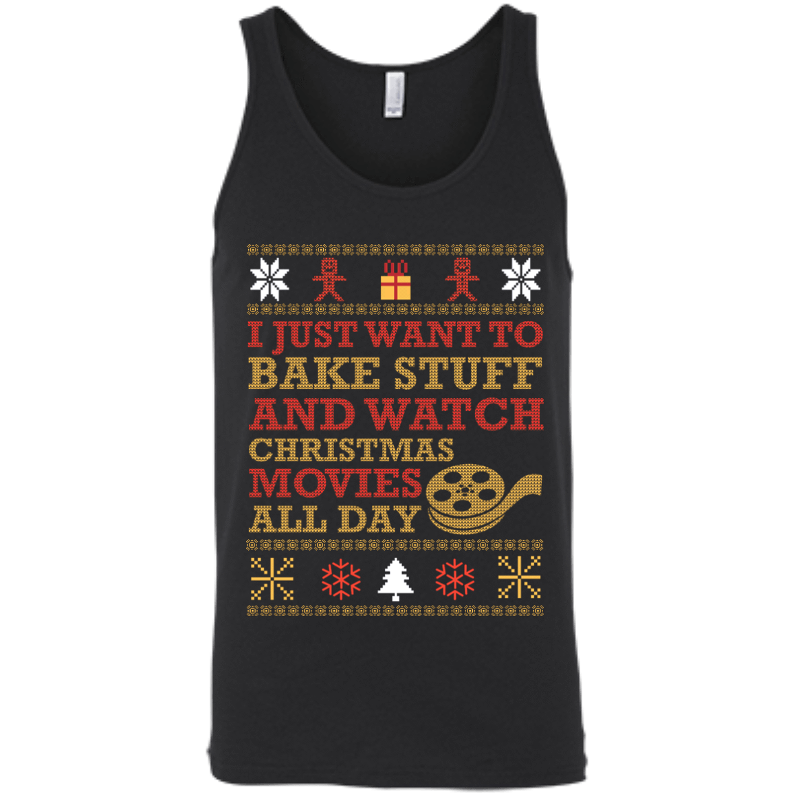 I Just Want To Bake Stuff And Watch Christmas Movie T-Shirt & Hoodie | Teecentury.com