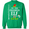 I'm The Fisherman Elf Matching Funny Fishing Christmas Xmas T-Shirt & Sweatshirt | Teecentury.com