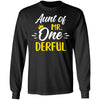 Aunt Of Mr Onederful 1st Birthday Party Costumes Gifts T-Shirt & Hoodie | Teecentury.com