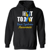 Support Down Syndrome Awareness Blue Yellow Ribbon Not Today T-Shirt & Hoodie | Teecentury.com