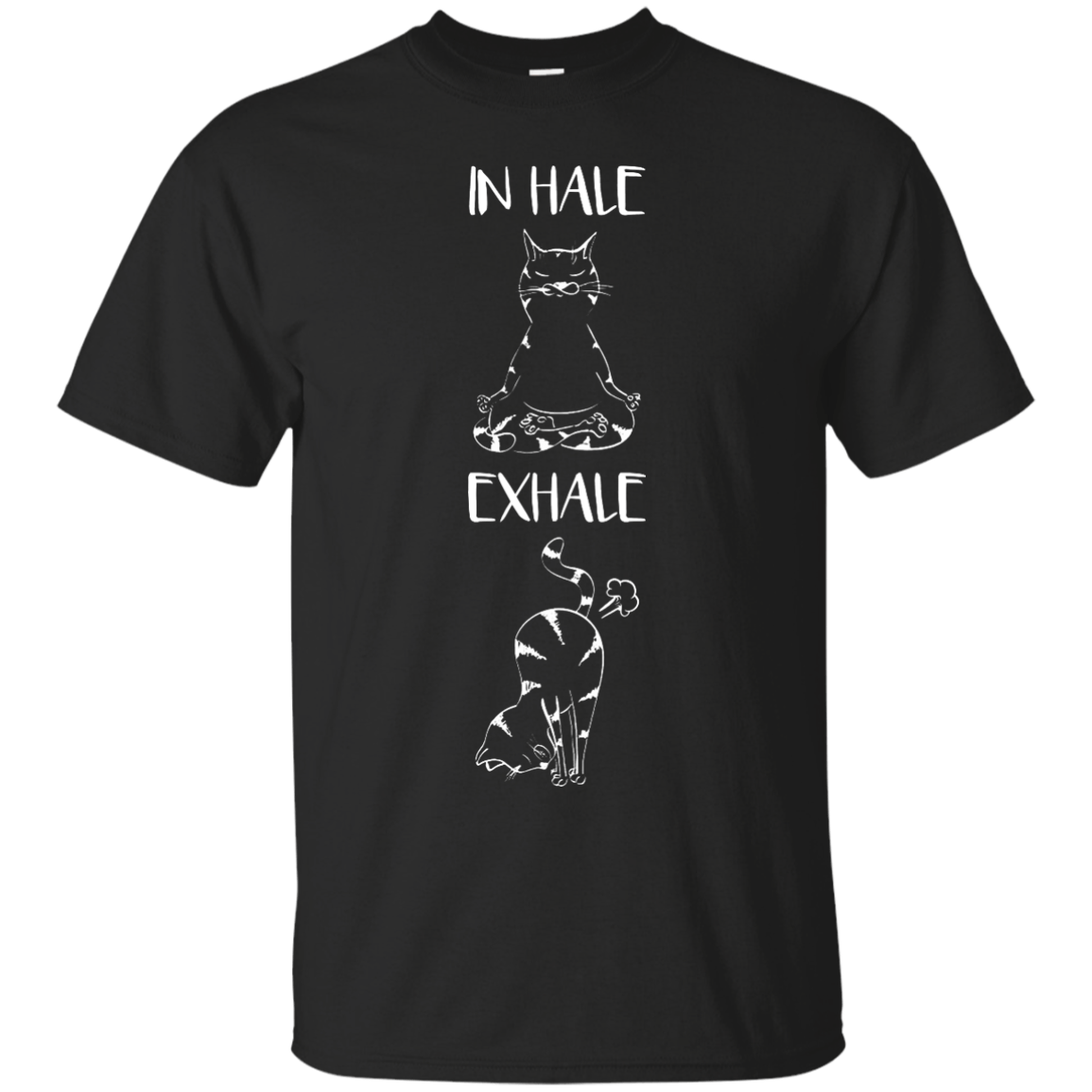 Yoga Cat Inhale Exhale T-Shirt & Hoodie | Teecentury.com
