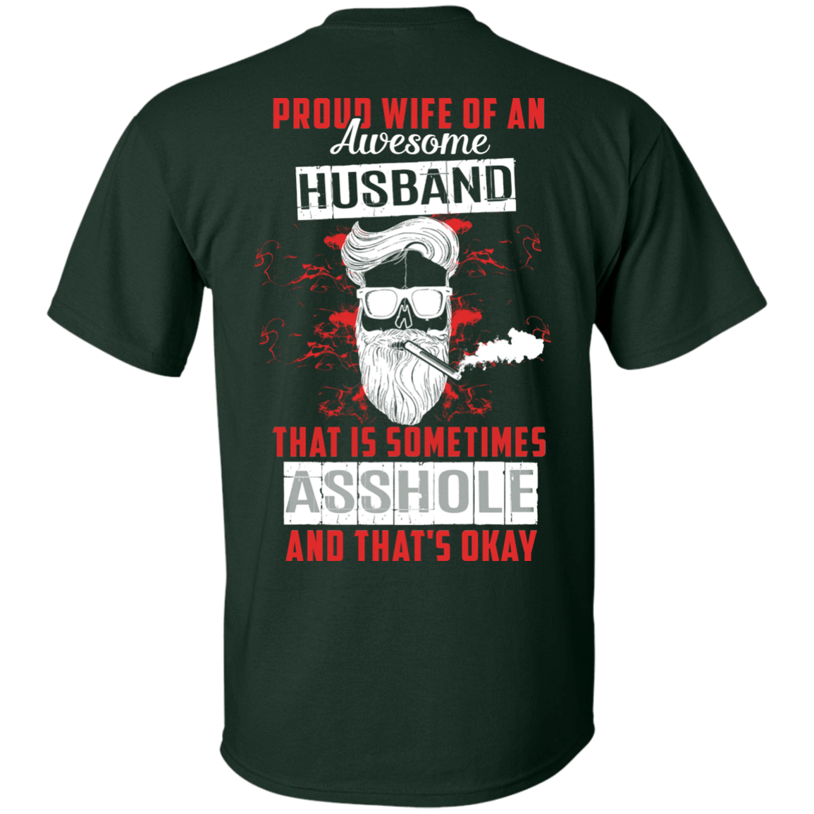 Proud Wife Of An Awesome Husband T-Shirt & Hoodie | Teecentury.com