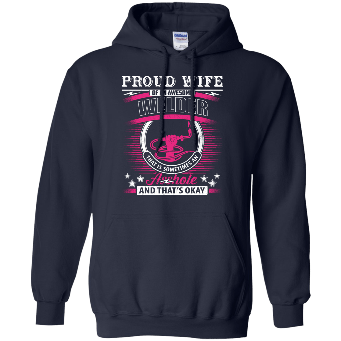 Proud Wife Of An Awesome Welder T-Shirt & Hoodie | Teecentury.com