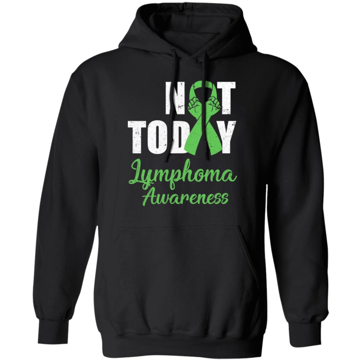 Support Lymphoma Awareness Purple Ribbon Not Today T-Shirt & Hoodie | Teecentury.com