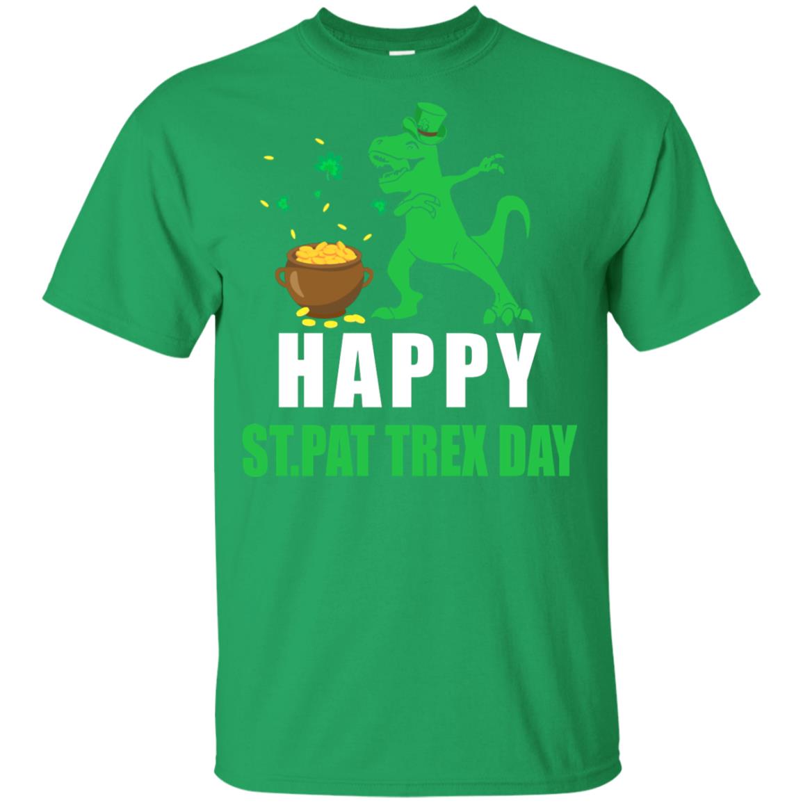 Happy St Pat T-Rex Day Dinosaur St Patrick's Day Youth Youth Shirt | Teecentury.com