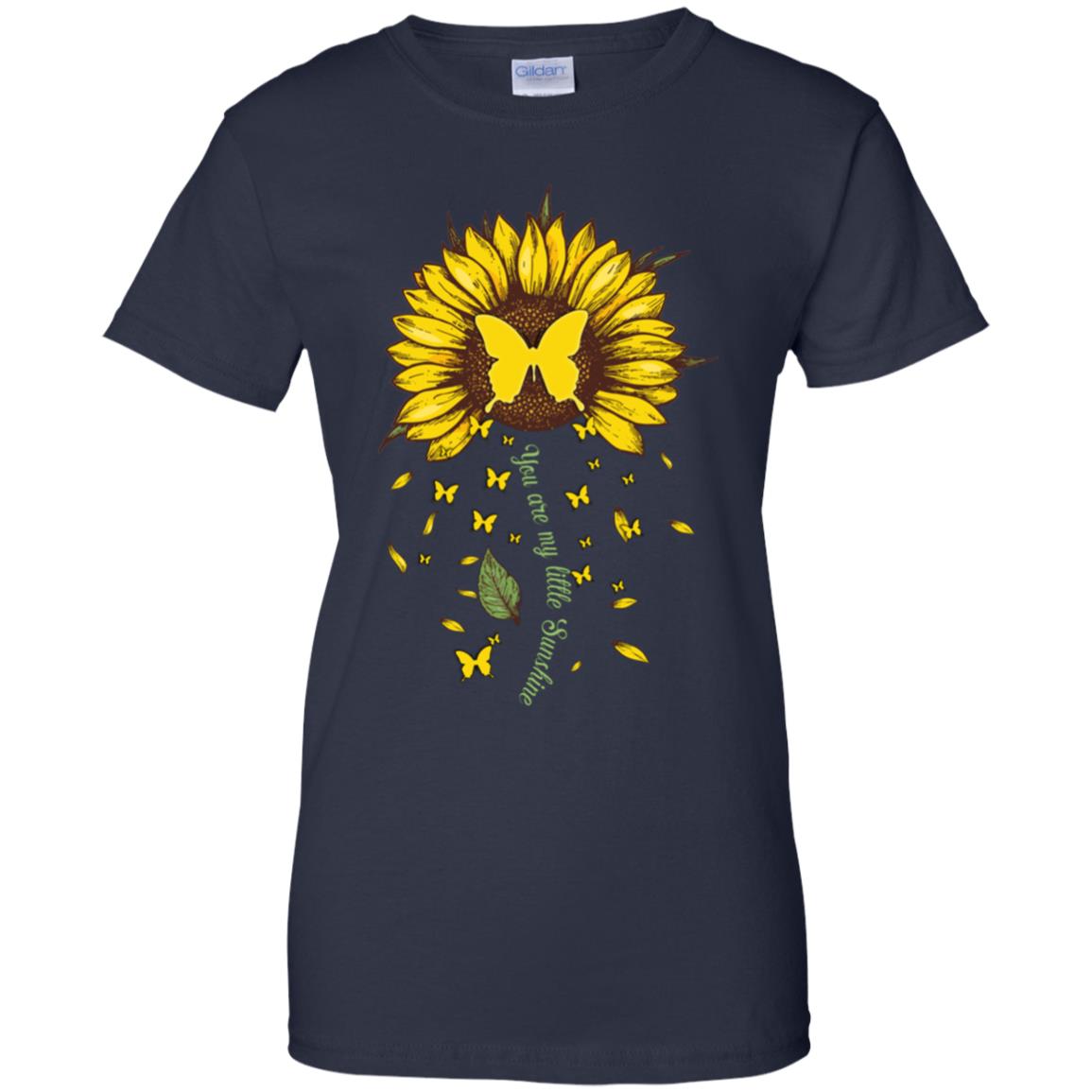 You Are My Little Sunshine Sunflower Butterfly T-Shirt & Hoodie | Teecentury.com