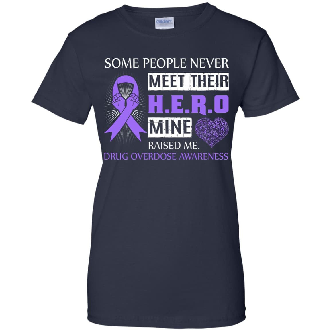 Drug Overdose Awareness Some People Never Meet Hero T-Shirt & Hoodie | Teecentury.com