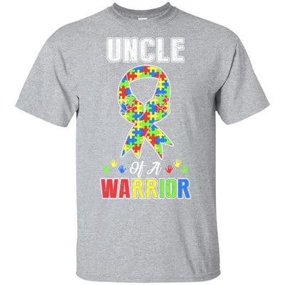 Uncle Of A Warrior Support Autism Awareness Gift T-Shirt & Hoodie | Teecentury.com