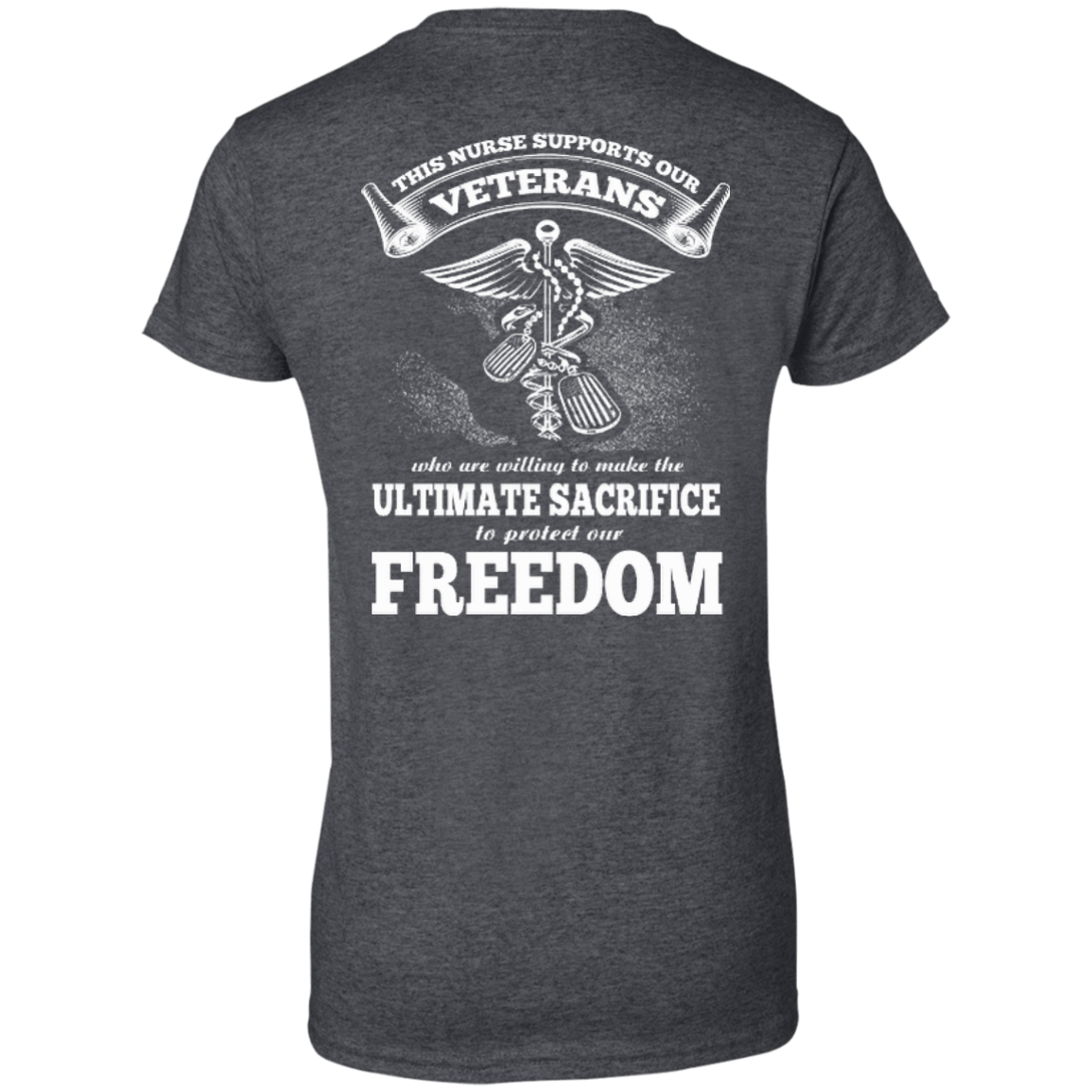 THIS NURSE SUPPORTS OUR VETERANS T-Shirt & Hoodie | Teecentury.com