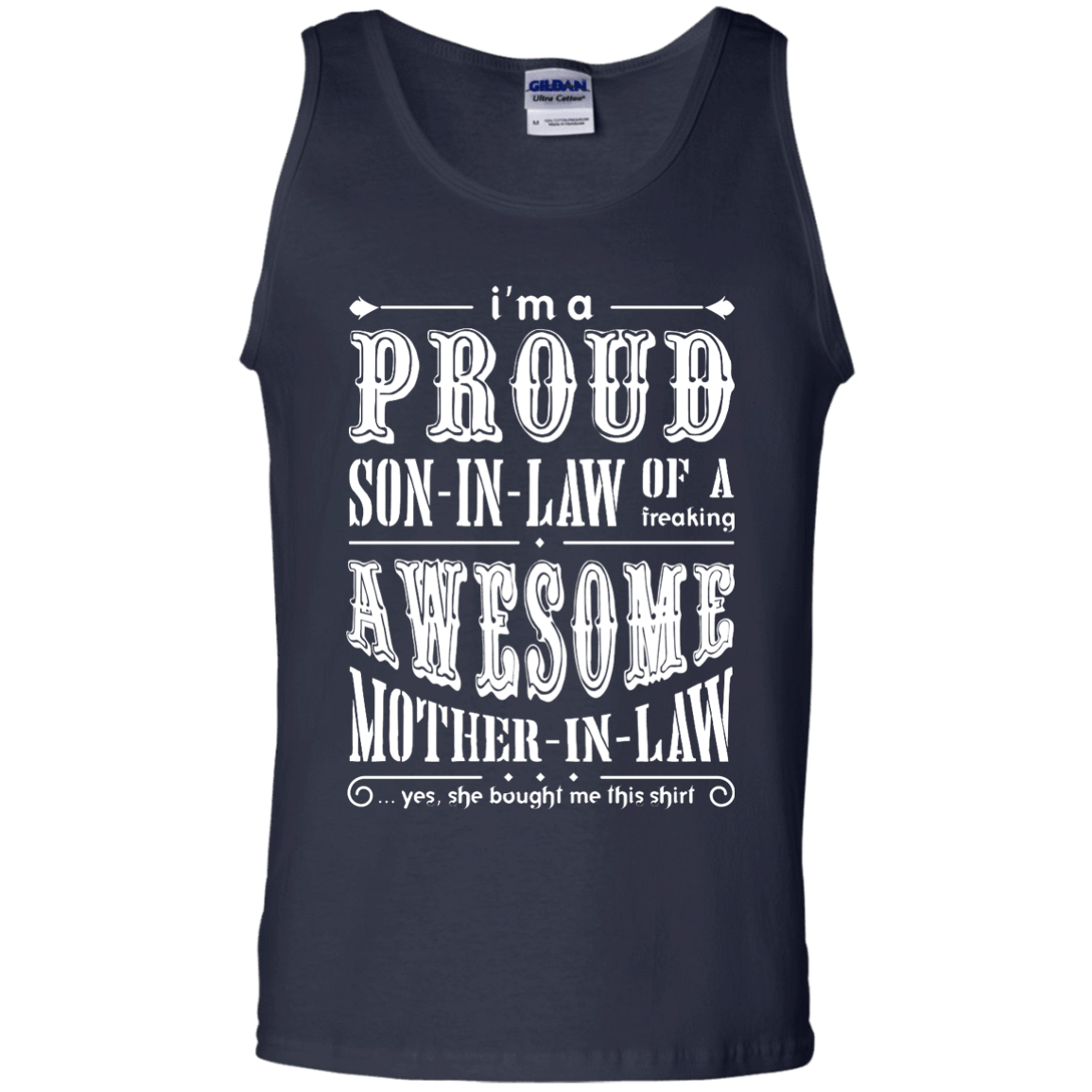 I'm A Proud Son In Law Of A Freaking Awesome Mother In Law T-Shirt & Hoodie | Teecentury.com
